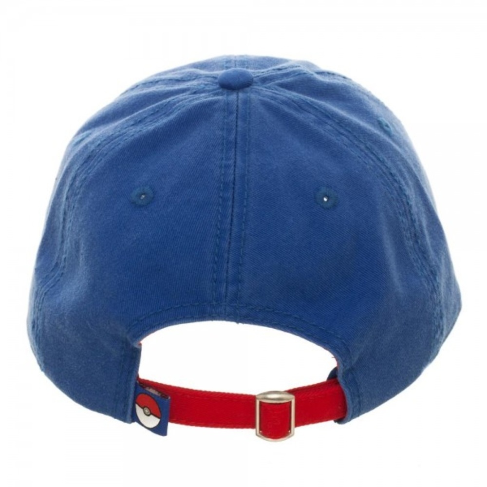 Pokemon Pokeball Trainer Blue Dad Hat Adjustable - Picture 4 of 4